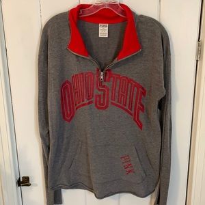 Ohio State half zip